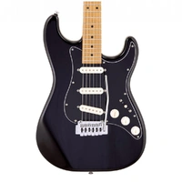 Reverend Gil Parris GPS Electric Guitar - Midnight Black with Roasted Maple Fingerboard