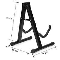 BBT Foldable Combo Acoustic / Electric / Bass Guitar Stand - Black