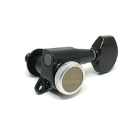 Gotoh SG381 MGT Locking Tuning Keys (set of 6) for Ernie Ball - Black - 4 / 2