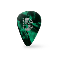 D'Addario Planet Waves Green Pearl Celluloid Guitar Picks 12 picks 1.00 mm Heavy