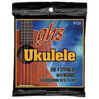 4 sets GHS Fluorocarbon Tenor Wound C Ukulele Strings free Peg winder