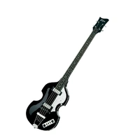 Hofner Ignition Beatle Violin Bass - Black Hollowbody Electric Bass c/ Case