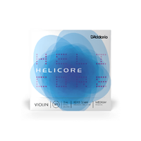 D'Addario Helicore Violin String Set, 3/4 Scale, Medium Tension