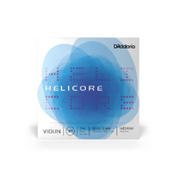D'Addario Helicore Violin Single E String, 3/4 Scale, Medium Tension