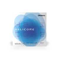 D'Addario Helicore Violin Single G String, 4/4 Scale, Heavy Tension