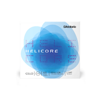 D'Addario Helicore Cello String Set, 4/4 Scale, Light Tension