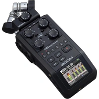 Zoom H6 Handy Recorder 24-bit/96kHz, 6-in/2-out Modular Field Recording System