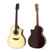 Hofner Grand Auditorium Rosewood Acoustic / electric Guitar Solid Spruce top