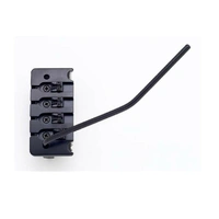 Hipshot 4-String Bass Tremolo Bridge, .708" 18mm Spacing - Black