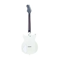 Harmony Rebel Electric Guitar Pearl White Made in USA 