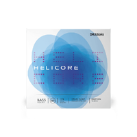 D'Addario Helicore Pizzicato Bass Single A String, 3/4 Scale, Medium Tension