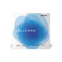 D'Addario Helicore Solo Bass String Set, 3/4 Scale, Medium Tension