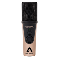 Apogee HypeMiC USB Microphone with headphone out for iOS, Mac & Windows