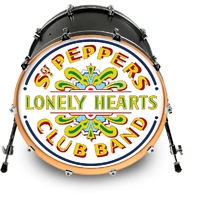 Evans Sgt. Pepper's Bass Drumhead, 22 inch