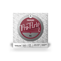 D'Addario Pro-Arte Violin Single D String, 1/16 Scale, Medium Tension