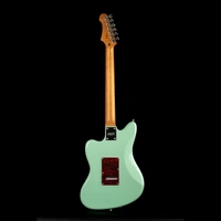 JET JJ-300 P90 Electric Guitar - Roasted Maple, Sea Foam Green