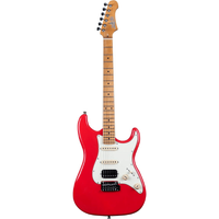 Jet JS-400-CRD HSS Electric Guitar - Coral Red  - Roasted Maple Neck