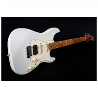 Jet JS-400-OW HSS Electric Guitar - Olympic White  - Roasted Maple Neck 