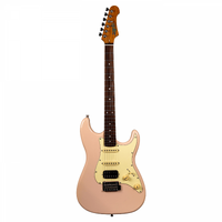 Jet JS-400-PK-R HSS Electric Guitar - Shell Pink  - Rosewood Fretboard