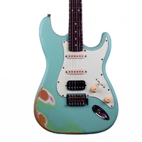 Jet JS-400-RELIC-SFG HSS Electric Guitar - Seafoam Green - Relic