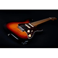 Jet JS-400-SB HSS Electric Guitar - Sunburst  - Roasted Maple Neck