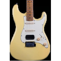 Jet JS-400-VYW HSS Electric Guitar - Vintage Yellow  - Roasted Maple Neck
