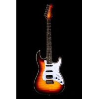 Jet JS-600-BS  Electric Guitar - Flamed Top - Sunburst Ebony Fretboard