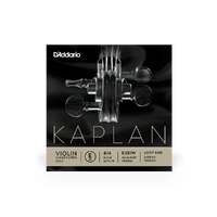 D'Addario Kaplan Golden Spiral Solo Loop End Violin Single E String, 4/4 Scale, Medium Tension