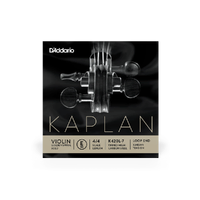 D'Addario Kaplan Loop End Violin Single E String, 4/4 Scale, Extra-Heavy Tension