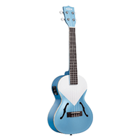 Kala  KA-JTE-CHRD Tenor Archtop Acoustic / Electric Ukulele  EQ Chicago Red