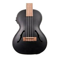 Kala  KA-JTE-MTB Tenor Archtop Acoustic / Electric Ukulele Shadow EQ Met Black