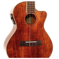 Kala KA-SMHCE-C Electric-Acoustic Cutaway Concert Ukulele, Solid Mahogany