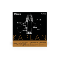 D'Addario Kaplan Amo Violin E String, 1/2 Scale, Medium Tension