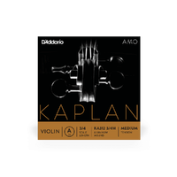 D'Addario Kaplan Amo Violin A String, 3/4 Scale, Medium Tension