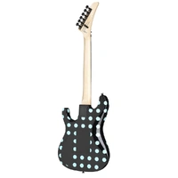 Kramer Electric Guitars Nightswan Mahogany Maple Neck - Black W/ Blue Polka Dot