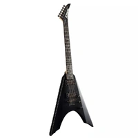 Kramer Electric Guitars Nite-V Mahogany Maple Neck Slim Profile - Satin Black