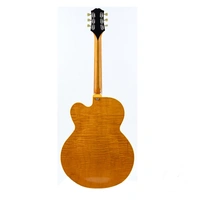 King Snake Three Bone-T Hollowbody Electric Guitar - Amber Natural