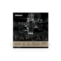 D'Addario Kaplan Non-Whistling Violin Aluminum Wound E String, 4/4 Scale