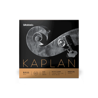 D'Addario Kaplan Solo Double Bass Strings Set, 3/4 Scale, Medium Tension