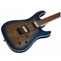 Cort KX300 OPCB Electric Guitar Open Pore Cobolt Burst EMG Super 77 Pickups