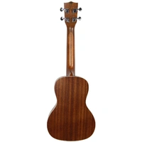 Kala KA-C Mahogany Concert Ukulele, Satin Finish Aquila Strings