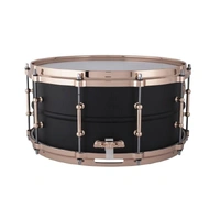 Ludwig Custom Black Beauty Hot Rod 6.5x14" Matte Black w/ Copper Snare Drum