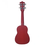 La Guitars Soprano Ukulele RED for Beginner - Aquila Strings