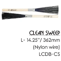Los Cabos LCDB-CS Clean Sweep Nylon Wire Drum Brushes - Maple Handles