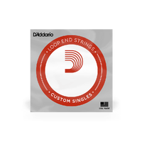 D'Addario LE056W Nickel Wound Loop End Single String, .056