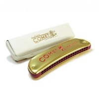 HOHNER Comet Harmonica Octave Tuned GOLD Cover Plates 2504/40/C