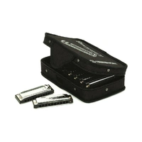 Hohner BluesBand Set of Seven Harmonicas 7 harps in 7 keys with case Blues Band