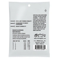 Martin MA240 SP 80/20 Bronze Bluegrass Authentic Acoustic Guitar Strings 12 - 56