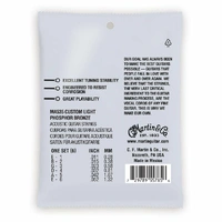 Martin Authentic SP Acoustic Guitar Strings  11 - 52 Custom Light