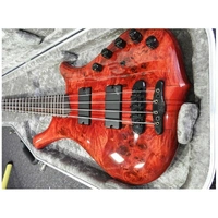 Mayones Comodous 4 Classic 4-String Electric Bass with Hard Case - Liquid Red